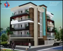 3 BHK flat in Barra Kanpur