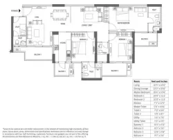 3 BHK flat in Sector 77 Gurgaon