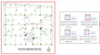Structural Drawing - Plinth Beam Deatils