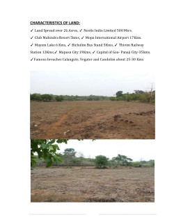 Plot/ Land in Bicholim Goa