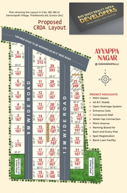 Plot/ Land in Damarapalli Guntur